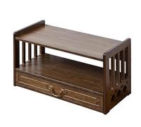 Portable Bamboo Mtat Table with Der Multi Functal Spiritual Desk for Prayer Wiccan Shrine Zen Decor & Mindfulness Practice