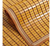 Portable Bamboo Summer Mat - Breathable Foldable Cooling Bed Pad for Home Dorm Travel - Ideal Hot Weather Comfort Solution for Ultimate Relaxation