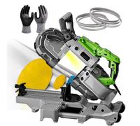 Portable Band Saw for Metal Cutting, 45° Bevel, 4.72 in Diameter Capacity, Includes Blades, Ideal for Copper and Other Metals