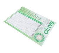 Portable Banjo Chord Chart for Beginners Green Wall-mount Aid