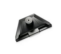 Portable Base Designed Around Mounting, Black | 1 / 4-3 / 8 Threaded Adapter Suited to Trailer Camping Bracket Use