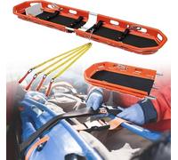Portable Basket Stretcher for Helicopter Rescue with Lifting Bridle, Emergency Hanging Rescue Basket, Heavy-Duty Medical Transport
