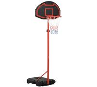 Portable Basketball Hoop Adjustable 1.94-2.49m Weighted Base with Wheels Outdoor