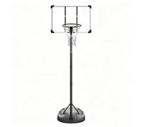 Portable Basketball Hoop Stand, Height Adjustable 1.67-2.28m Basketball Goal with Fillable Base for Sand or Water, Indoor Outdoor Use for Garden Driveway Kids Adults