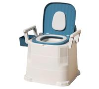 Portable Bath Chair - Toilet Support Seat | Folding Sanitary Stool,46x42x52cm | Mobility Bathroom Solutions Equipment for the Care of Elderly People | de entrenami