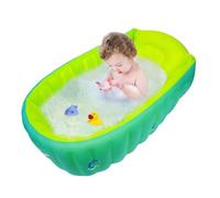 Portable Bath - Inflatable Tub Pump Included, Blow-Up Batth Tubs with Safety Support, Anti-Slip Design, Convenient Accessory | Ideal for 0-5 Years Home Travel Babys Bathing