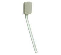 Portable Bath Scrubber, Shower Cleaning Brush Tool, Long Handle Back Washer System with Ergonomic Design Feature, Body Care Kit, Anti Slip Bath Brush with Reinforced Build for Indoor Bathroom