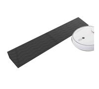 Portable Bath Threshold Ramp 2-4" Rise - Eco-Friendly Rubber for Wheelchair Doorway Porch Access(Black,100x22x10cm)