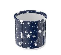 Portable Bath Tub - 70cm Foldable Adult Bath Bucket, Thick Insulated Material, Comfortable Deep Design, Easy Drain System | Relaxing Spa Tub for Home, Hot Baths, Ice Baths, Soaking, Family Bathroom