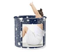 Portable Bathtub: Bucket for Adults, Deep Bathtub, Family Spa, Separate with Hot Ice | for Adults Home Indoor Outdoor Spa Relaxation