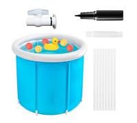 Portable Bathtub for Adults - Foldable Inflatable Basket - Foldable Bath Tub for Shower and Soaking - for Adults and Children, Indoor and Outdoor, Home, Travel, Camping