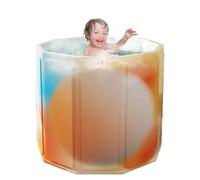 Portable Bathtub for Shower Stall Folding Installation-proof Bathing Bucket