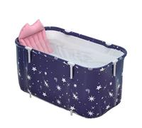 Portable Bathtub - Inflatable Bath | Foldable Bath Tub | Rectangular Shower Collapsiblee Bathtub | Portable Tub for Shower | Bathing Bucket for Daily Hot Weather, Ideal for Small Spaces - 120x55x50cm