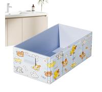 Portable Bathtub, Leakproof Foldable Drain Plug Bath Tub, Portable Bath Tub, Lightweight Compact Foldable Design for Girls Indoor Bathroom Shower SPA Travel RV Balcony Outdoor