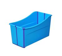 Portable Bathtub, Plastic Soaking Tub with Thermal Cover,Large Space,Converts Shower to(Style1)