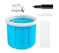 Portable Bathtub - Separate Spa Bath with Hot Water - Large Waterproof Basket Bathtub for Garden Camping Travel Family Patio Bathroom
