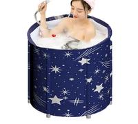 Portable Bathtub - Thickened Shower Barrel | Lightweight Folding Bathtub for Adults for Shower Stall, Soaking, SPA and Ice Bath