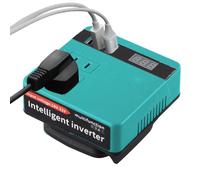Portable Battery Inverter - Intelligent Energy Converter with Digital Power Display, Light Charging Center | Compact Generator Adapter for Outdoor Use
