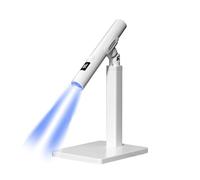 Portable Battery Nail Curing Light - Wireless Gel Dryer, Swivel Display Screen Lamp | Compact Technician Manicure Accessory, Sterilizer Base