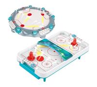 Portable Battery-Powered Air Hockey Table with Blower - Mini Tabletop Game Set for Kids, Fun Family Game