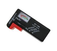 Portable Battery Tester for Aa Aaa 9v Button Cell, Pointer | Plastic Black Housing, Easy to Read Colour Coded Scale, Quick Status Check for Home Users and Workshops