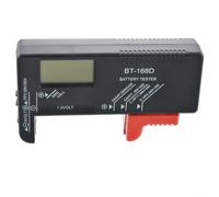 Portable Battery Tester for AAA AA C D 9V 1 5V Button Cell, Digital Display, Instant Power Reading (BT-168D)