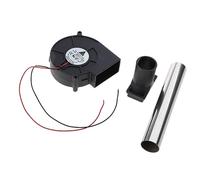 Portable BBQ Fan DC12V Air Blower for Barbecue Picnic Camping Charcoal Starter Cooking Tool Stainless Air Duct 97mm Wood Stove Wood Stove Electric