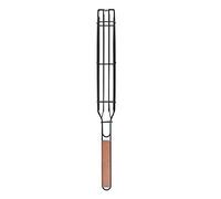 Portable BBQ Grilling Basket Reusable Nonstick Barbecue Grill Mesh Clip Steak Meat Fish Vegetable Holder Tool BBQ Steak Meat Fish Vegetable