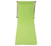 Portable Beach Chair, Portable Camp Chair Reclining Mat Lounge Beech Canvas Beach Lounge Chair for Outdoor Vacation Travel Trip (Green)