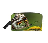 Portable Beautiful Glowing Butterfly 1 Print Toiletry Bag,Multi Functional Lightweight Large Capacity Storage Pouch