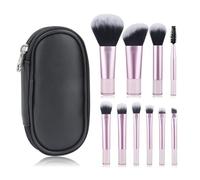 Portable Beauty Brush Set 10pcs Set For Precise Makeup Application Face Cosmecic Eyelashes And Blending Brushes