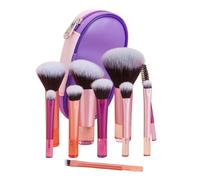 Portable Beauty Brush Set 10pcs Set For Precise Makeup Application Face Cosmecic Eyelashes And Blending Brushes