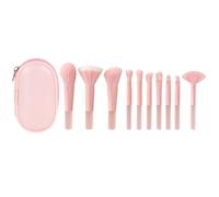 Portable Beauty Brush Set 10pcs Set For Precise Makeup Application Face Cosmecic Eyelashes And Blending Brushes