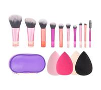 Portable Beauty Brush Set 10pcs Set For Precise Makeup Application Face Cosmecic Eyelashes And Blending Brushes
