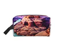 Portable Beauty Grand Canyon Print Toiletry Bag,Multi Functional Lightweight Large Capacity Storage Pouch