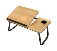 Portable Bed Table - Lap Desk for Laptop Breakfast Tray with Legs | Foldable Sofa Table Nightstand Versatile Desk for Bed & Couch