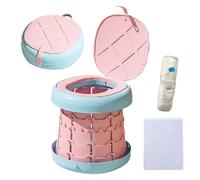 Portable Bedroom Potty for Quick Cleaning and Folding Learning Seat - Folding Potty for and Youth, Travel, Camping, Outdoors, Indoors, Park and Outings
