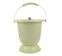 Portable Bedside Commode Toilet Bucket with Spillproof Lid for Adults | Plastic Build, Ergonomic Handles, Advanced Odorproof Design, Home or Travel Use for Elderly Adults