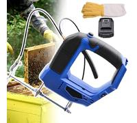 Portable Bee Shaking Machine, Electric Beehive Shaker with 4-Speed Adjustment & 2000mAh Battery, Reinforced Serrated Spleen Lifting Clamp for Easy Hive Management