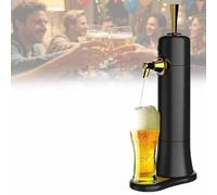 Portable Beer Dispenser - Mini Machine with Vibration Technology & Foamer for Smooth Pouring, Enhances Aroma & Creamy Taste - Ideal for Home Bars and Parties