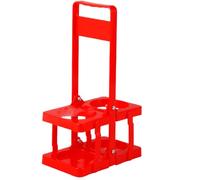 Portable Beer Rack | Handheld Beer Basket Foldable Beer Bottle Rack 2 Bottle Beer Carrier Rack Whiskey Beer Holder Rack | for Beer Bottle, Milkshake Cups and Fast Food Cups