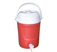 Portable Beverage Cooler - 4L Insulated Drink Container, Heat & Chill Preservation Technology, Easy Pour Spigot Dispensing System, Durable Outdoor Build | Camping Trips, Trekking, Road Travel