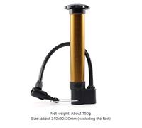 Portable Bicycle Pump 80PSI Lightweight Balloon Manual Air Pump MTB Road Bike Tire Inflator Cycling Accesories for bicycle(Gold)