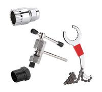 Portable Bicycles Road Bike Flywheel Removal Chain Breaker Road Bike Wrenches Multifunctional Bicycles Repair Kits Maintenance Chain Breaker Pin Remover Flywheel Removal Wrenchs
