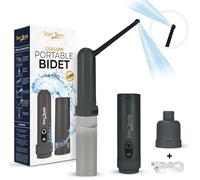 Portable Bidet | Bidet Buddy™ GoFlow | High Pressure | Travel Bidet | 180ml Portable Bidet for Travel | Handheld Bidet | Rechargeable Electric Portable Bidet for Men & Women | Grey