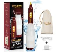 Portable Bidet | Bidet Buddy™ PureJet | High Pressure | Travel Bidet | 550ML Portable Bidet for Travel | Handheld Bidet | Travel Bidet Portable - Rustic Maroon