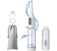 Portable Bidet for Travel - Collapsible Peri Bottle with 2 Spray Modes Adjustable Pressure, Water Bottle Adapter, USB-C Rechargeable for Women, Men & Kids