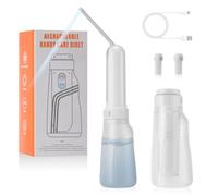 Portable Bidet Handheld Travel Bidet Mobile Electric Bidet Sprayer，Level 3 Mode for Personal Cleaning, Indispensable for Postpartum Infant Hemmoroid Care（White）