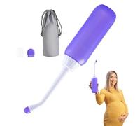 Portable Bidet Travel - Compact Washing Bottle, Manual Hygiene Sprayer | Outdoor Cleansing Vessel, Handheld Rinser Gear, Toilet Flusher Tool, Personal Irrigator Pack, Discreet Washer Kit for Camping