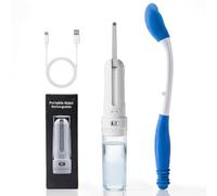 Portable Bidet Wiper Tool Set - Hygienic Handheld Sprayer with Foldable Toilet Wiping Aids for Travel Hiking Camping Superior Sanitation Over Standalone Bidets On-The-Go Personal Cleansing - Pink